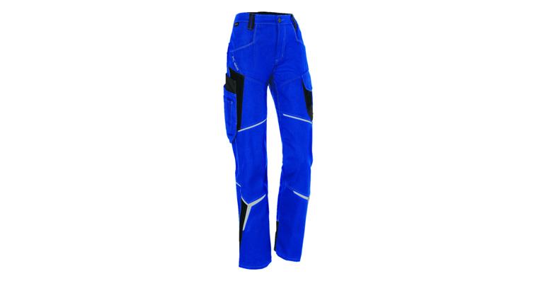 Ladies' trousers BODYFORCE cornflower blue/black size 40