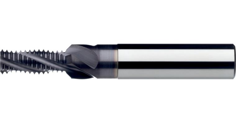 ATORN multi-range thread milling cutt. 45° SC TH/BH 2xD 6.0 mm 1 mm 62 mm HA