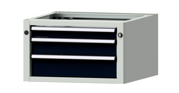 Undercounter cabinet model 905 V WxDxH 570x615x330 mm RAL 7035/7016