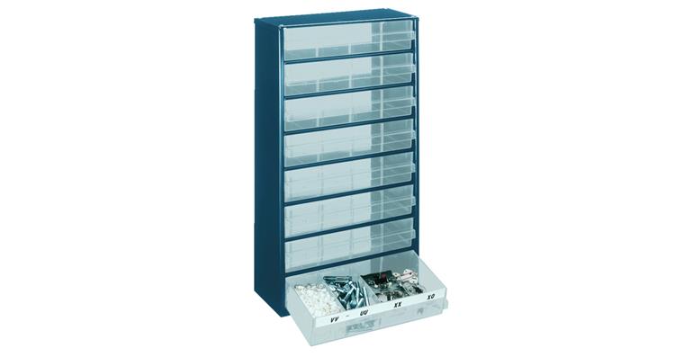 Steel magazine with 8 box drawers