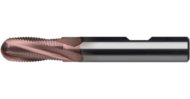 ATORN solid carbide radius copy roughing cutter 12.0mm TiAlN, DIN 6535HB T4