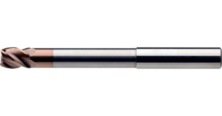 ATORN solid carbide end mill, long, diameter 20.0 x 26 x 85 x 125 mm, T=4 RT65