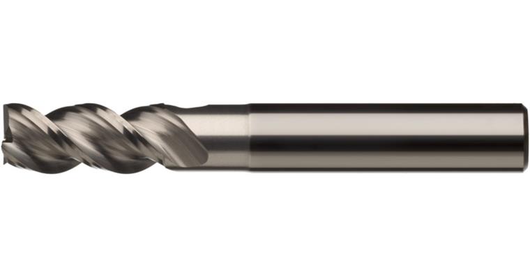 ATORN solid carbide end mill T3 HA, 4.0 x 12 x 18 x 57 mm, plain