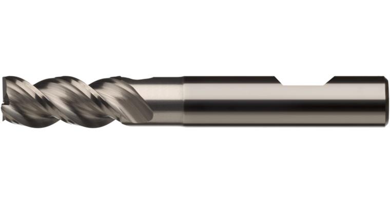 ATORN solid carbide end mill T3 HB, 8.0 x 22 x 28 x 64 mm, plain with KF