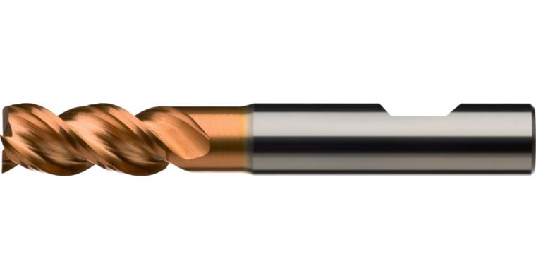 ATORN solid carbide end mill T3 HB, 4.0 x 12 x 18 x 57 mm, coated