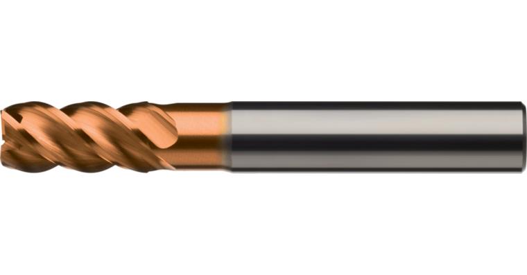 ATORN solid carbide end mill T4 HPC HA, 5.0 x 10 x 16 x 57 mm, coated