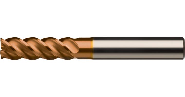 ATORN solid carbide end mill T4 HPC HA, 5.0x17x24x62mm, coated, long