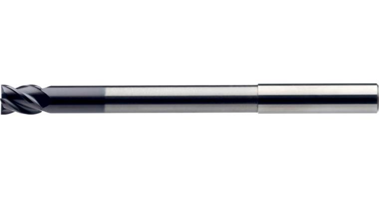 ATORN solid carbide end mill, X-long, diameter 3.0 x 5 x 60 x 100 mm, T=4 RT52