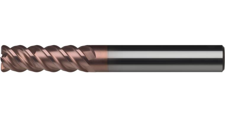 ATORN SC HSC end mill, T=4, 6.0 mm, DIN 6535HA TiAlN shank, L=18