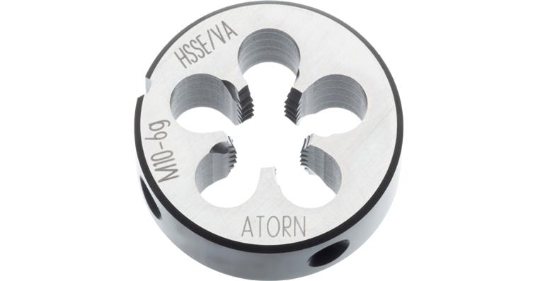ATORN threading die HSSE M10 1.5 mm 30 mm 6g 22568