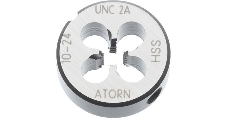 ATORN die HSS EN 22568 UNC 5/16 in tolerance 2A outer diameter 25 mm