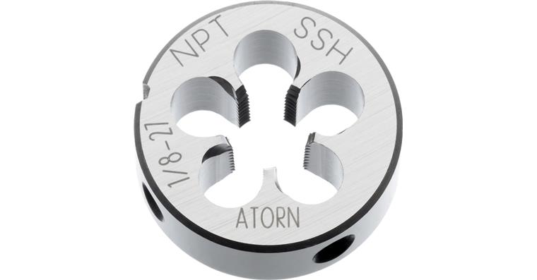 ATORN die HSS EN 24230 NPT 1/8 in 27 speed outer diameter 30 mm