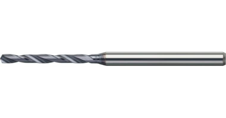 ATORN micro drill SC HPC 1.6 mm AlOXSN² HA shaft with internal cooling