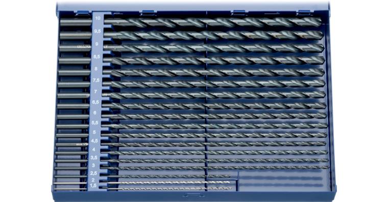 ATORN twist drill bit set extra-long HSS 2.0-10 mm 1.0 in box