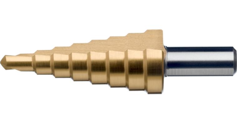 ATORN Stufenbohrer HSS-TiN gerade Nut 6,0 mm-30,0 mm Typ 3