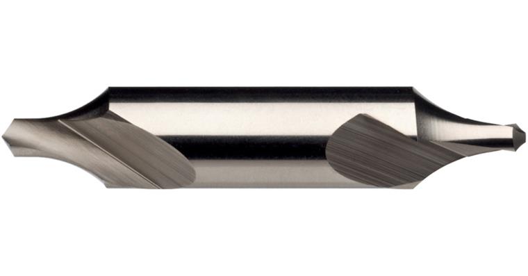 ATORN centre drill bit with radius HSS shape R 8.0 mm x 20 mm x 80 mm
