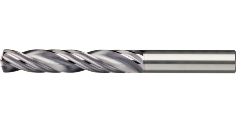 ATORN Hochleistungsbohrreibahle VHM-TiAlN 5xD 5,0 mm x 6 mm x 82 mm