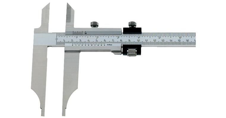 ATORN INOX workshop callipers with blade tips 2,000 mm with fine adjustment