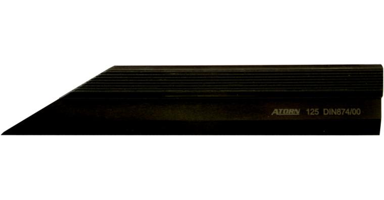 ATORN straight edge 100 mm in line with DIN 874-00