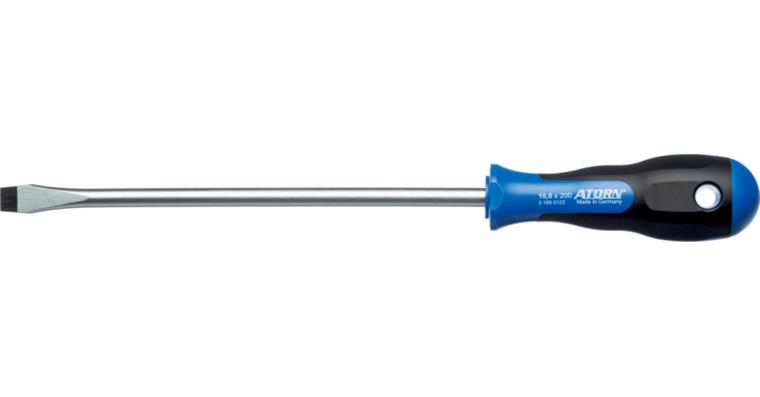 ATORN slotted screwdriver 1.2 x 8.0 x 175/294 mm, round blade