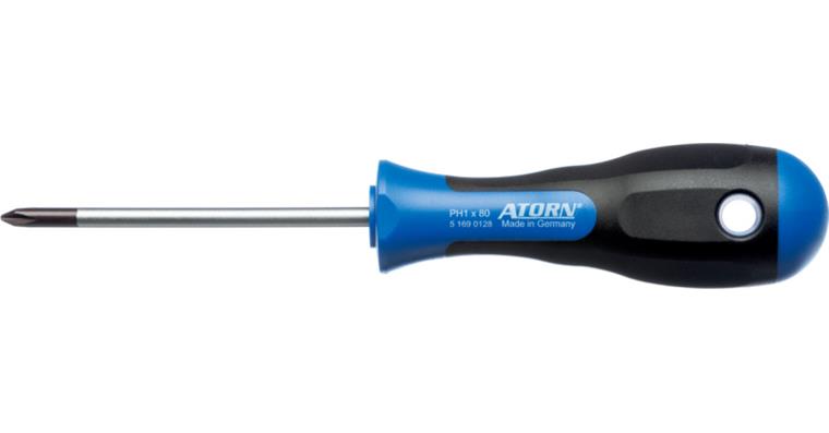 ATORN cross-head screwdriver PZ 0x60/146 mm, round blade