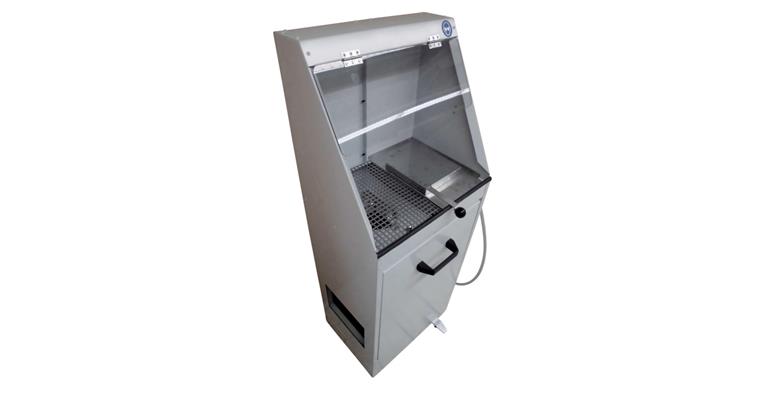 Air cleaning station 1300X1000X850mm RAL 7035