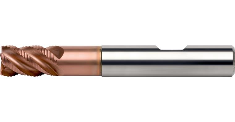 ATORN solid carbide roughing cutter UNI, short, D 12,0 x 18 x 83mm, T4, HB shaft