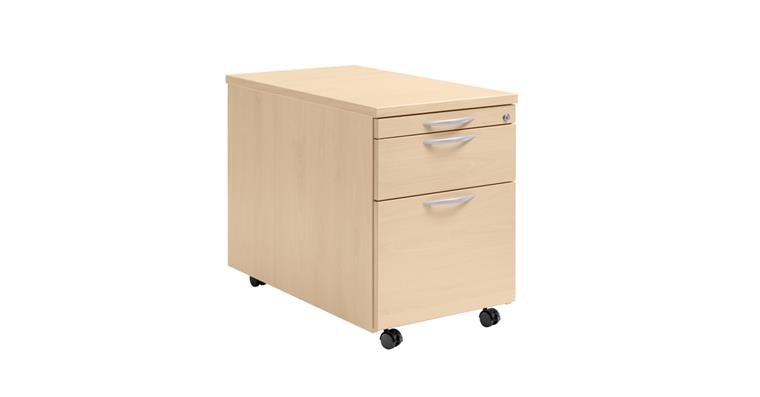 Rollcontainer Multi 3x Schublade Dekor ahorn