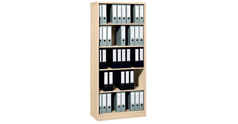 Rack multi H1835xW800xD420 mm decor maple 5 folder heights