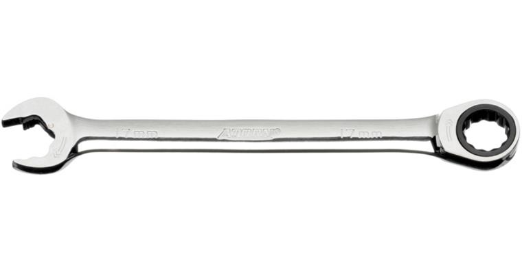 ATORN ratchet combination wrench, 19 mm, with two-sided ratchet function