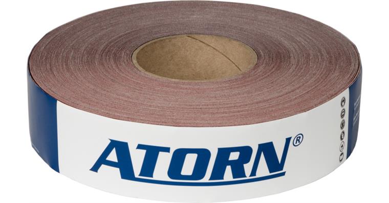 ATORN corundum abrasive fabric roll (AO) G240 50 mm x 50 m