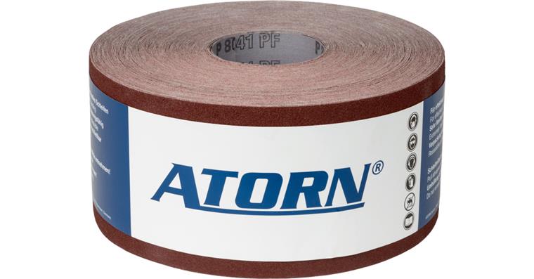 ATORN corundum abrasive fabric roll (AO) G60 115 mm x 50 m