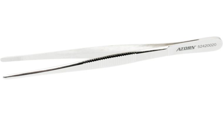 ATORN tweezers nickel-plated 145 mm fine version
