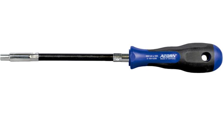 ATORN hexagon socket wrench 5 mm, flexible blade