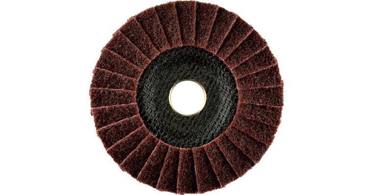 ATORN polishing flap disc fleece 115x22.23 mm medium, coarse, brown