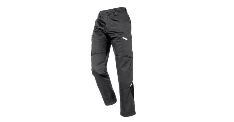 Trousers IconiQ cotton anthracite/black sz. 58