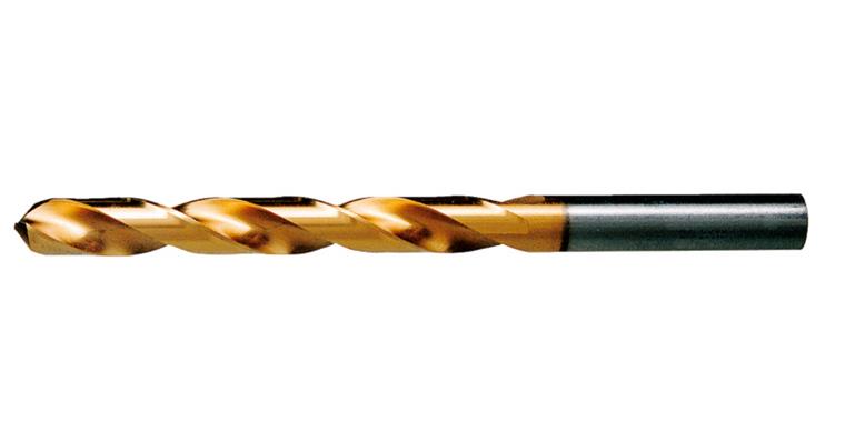 Short twist drill bit DIN 338 type N HSS/TiN ground 0.5 mm