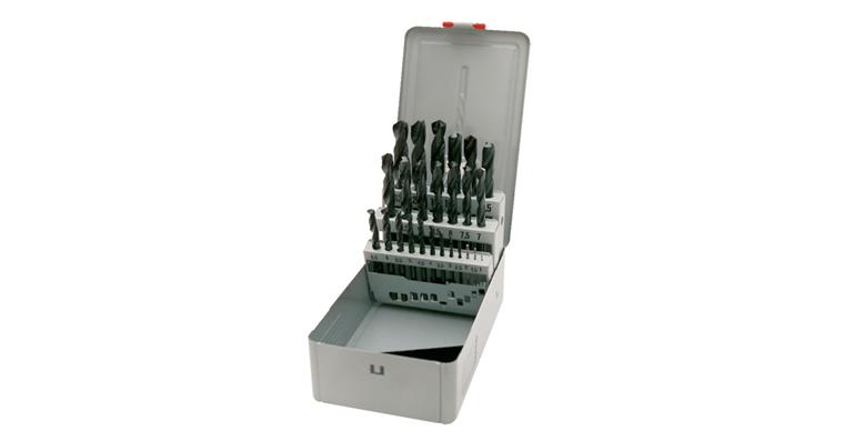Twist drill bit set HSS ground 1-13 mm/inc. 0.5 mm