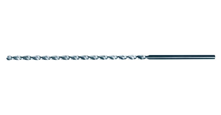 Extra-long twist drill bit DIN 1869 type FN HSS ground 2x125 mm