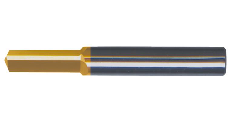 Solid carbide tap removal tool, cyl. SC ultra-fine grain+TiN 5.0 mm