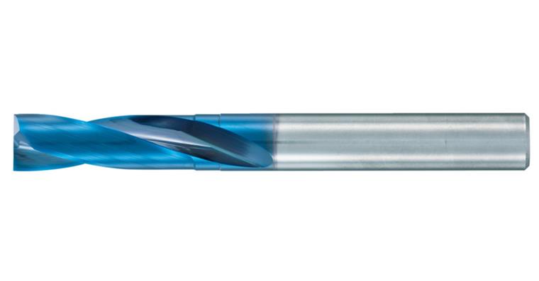 Solid carbide flat drill bit 180° AQUA Drill EX Flat 2xD dia. 0.3 mm