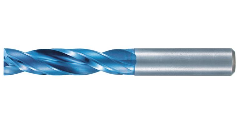 SC flat drill bit 180° AQUA DRILL EX Flat 3xD with cooling channel dia. 5.5 mm