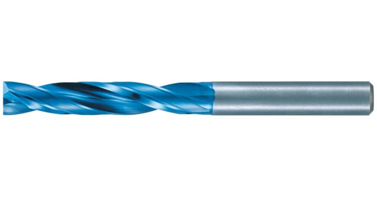 Solid carbide flat drill bit 180° AQUA Drill EX Flat 4xD dia. 10.2 mm