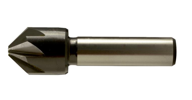 Countersink drill 90° with straight shank DIN 335 multi-flute HSS dia. 31.5 mm