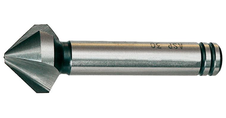 Kegel- und Entgratsenker 90° Zylinderschaft DIN 335 3 Schn. HSS/ASP30 Ø 16,5 mm