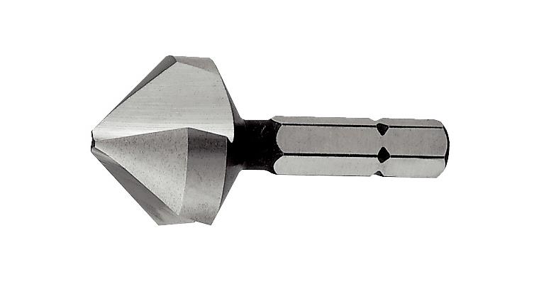 LIZZARD Kegel- und Entgratsenker Bit 90° DIN 335C HSS 1/4 Zoll Sechskantschaft Ø 16,5 mm