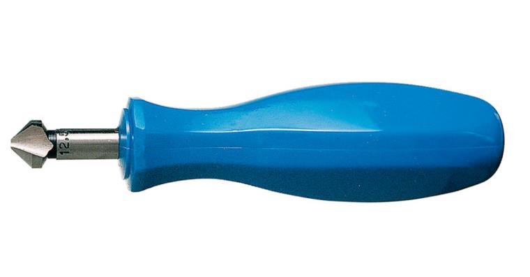 LIZZARD Kegel- und Entgratsenker 90° 3 Schneiden mit Kunststoffgriff HSS Ø 15,0 mm