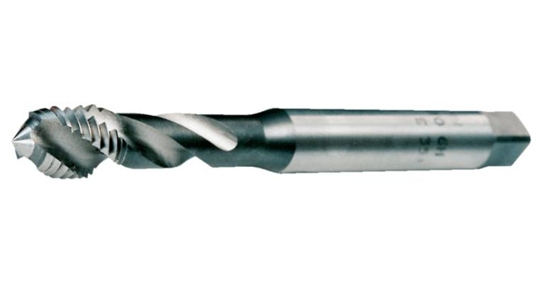 LIZZARD Grundloch-Gewindebohrer M DIN 371 35° Form C 2xD HSS-E M4