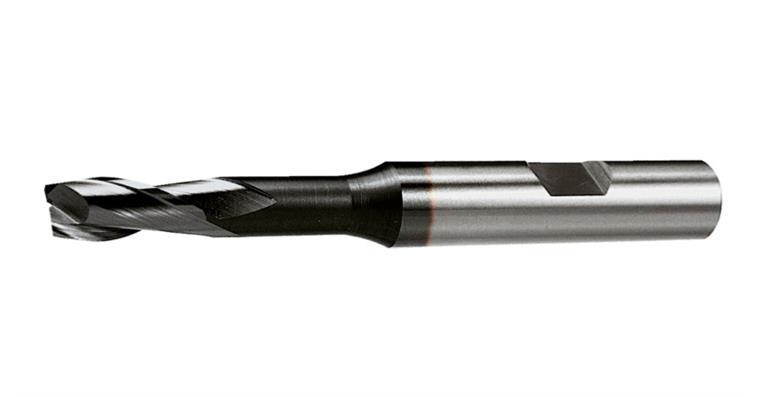 Mini-Fräser zyl./1835 B lang 3 Schneiden Zentrumschnitt HSS-E/TiAlN 4,0 mm