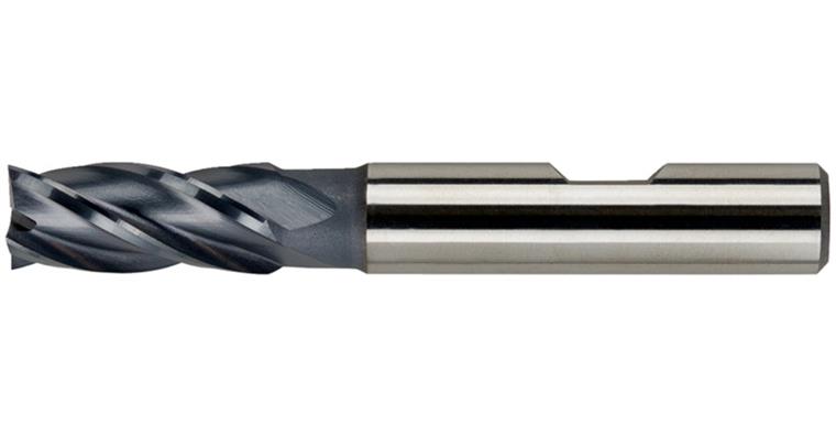 End mill str. DIN 844 B type N short 4 cut edg c-cut HSS-E/TiAlN 18 mm